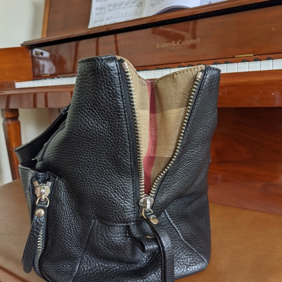 BURBERRY pebble leather Maidstone tote bag - Picture 7 of 11